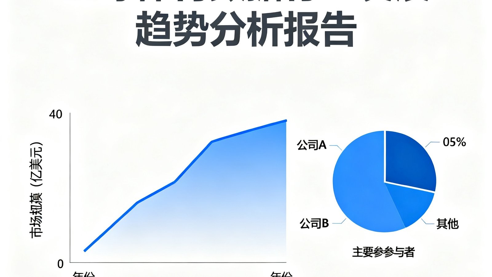 一份关于全球体育数据行业发展趋势的分析报告封面，图表显示市场规模增长曲线和主要参与者的市场份额